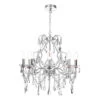 Spa Pro Annalee 8-Light Chandelier Crystal Glass And Chrome -Home Lighting Store SPA 25255 CHR 3 06092.1657640306