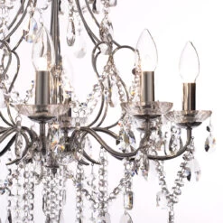 Spa Pro Annalee 8-Light Chandelier Crystal Glass And Chrome 9 Spa Pro Annalee 8-Light Chandelier Crystal Glass And Chrome -Home Lighting Store SPA 25255 CHR 83232.1657640307