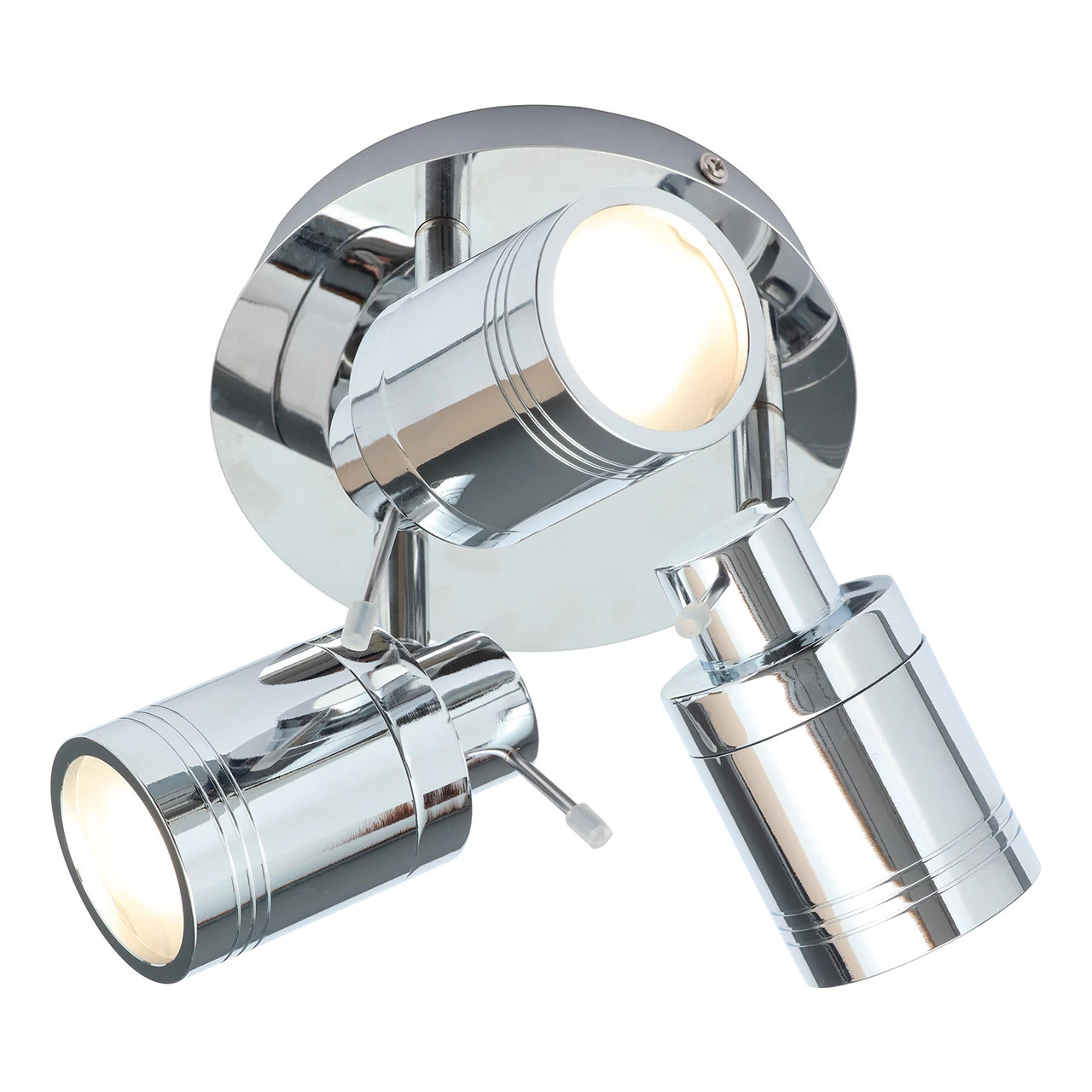 Spa Scorpius 3-Light Ceiling Spotlight Chrome 4 Spa Scorpius 3-Light Ceiling Spotlight Chrome - Image 2