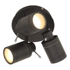 Spa Scorpius 3-Light Ceiling Spotlight Matt Black