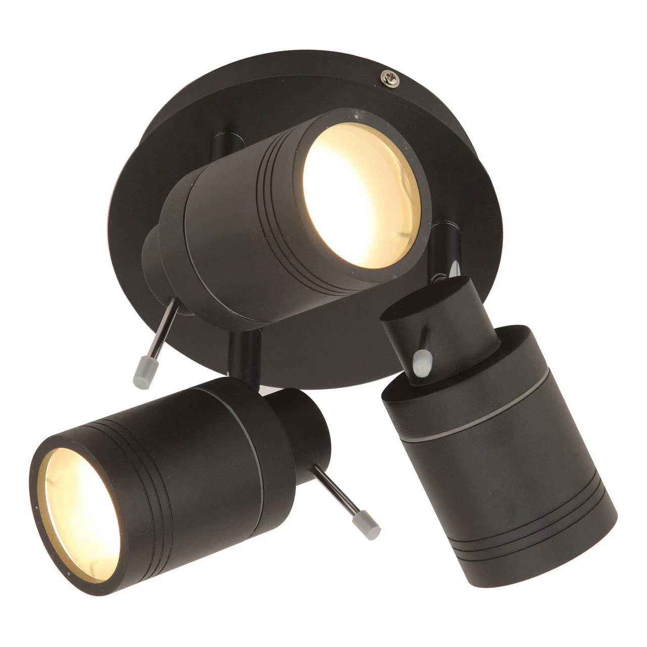 Spa Scorpius 3-Light Ceiling Spotlight Matt Black 3 Spa Scorpius 3-Light Ceiling Spotlight Matt Black