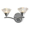 Spa Reena 2-Light Wall Light Clear Glass And Chrome 2 Spa Reena 2-Light Wall Light Clear Glass And Chrome -Home Lighting Store SPA 29195 CHR 91908.1656419933