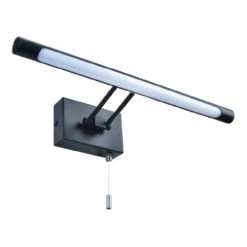 Spa Chai LED Picture/Mirror Light 8W With Pull Switch Warm White Matt Black 8 Spa Chai LED Picture/Mirror Light 8W With Pull Switch Warm White Matt Black -Home Lighting Store SPA 30993 MBLK 36097.1657641403