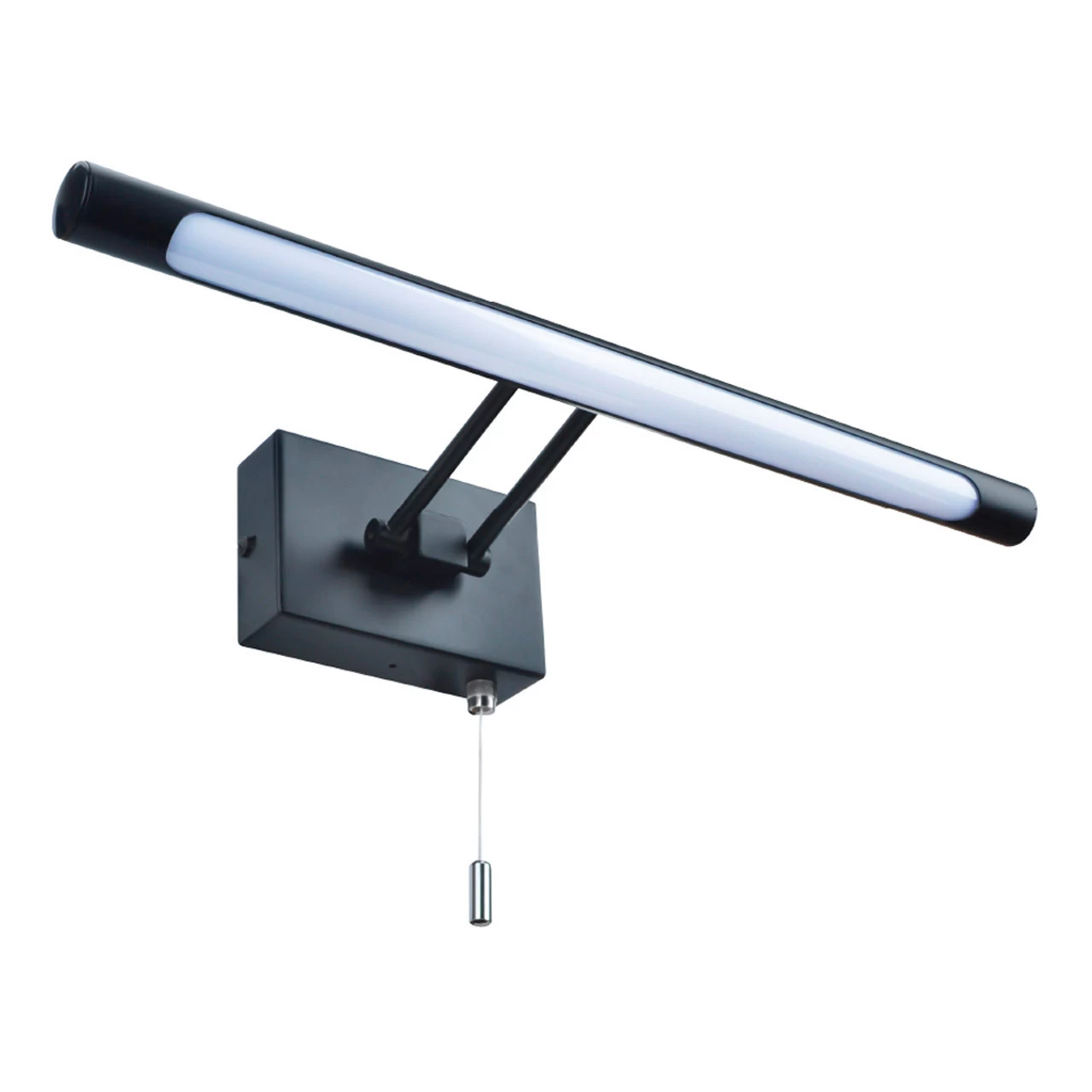 Spa Chai LED Picture/Mirror Light 8W With Pull Switch Warm White Matt Black 5 Spa Chai LED Picture/Mirror Light 8W With Pull Switch Warm White Matt Black - Image 3