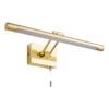 Spa Chai LED Picture/Mirror Light 8W With Pull Switch Warm White Satin Brass -Home Lighting Store SPA 30993 SATBRS alt02 64493.1657641416