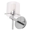 Spa Gene Single Cylinder Wall Light Clear Glass And Chrome 2 Spa Gene Single Cylinder Wall Light Clear Glass And Chrome -Home Lighting Store SPA 31725 CHR 1 21401.1656419858