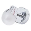 Spa Milan LED Single Wall Spotlight 5W Warm White Opal And Chrome -Home Lighting Store SPA 31732 CHR 1 29424.1656418435
