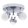 Spa Milan LED 3-Light Ceiling Spotlight 15W Warm White Opal And Chrome -Home Lighting Store SPA 31733 CHR 1 35526.1656418946
