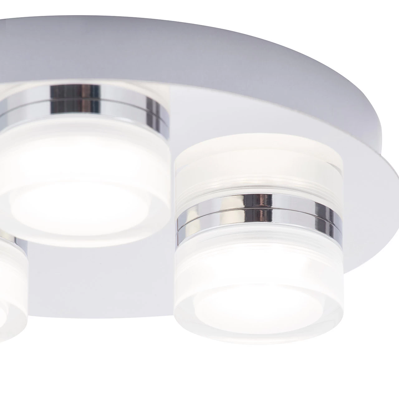 Spa Amalfi LED 3-Light Ceiling Spotlight 15W Cool White Opal And Chrome 5 Spa Amalfi LED 3-Light Ceiling Spotlight 15W Cool White Opal And Chrome - Image 3