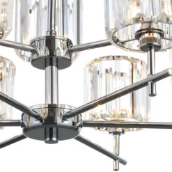 Spa Pegasi 9-Light Chandelier Crystal Glass And Chrome -Home Lighting Store SPA 33929 CHR 5 20884.1656423665