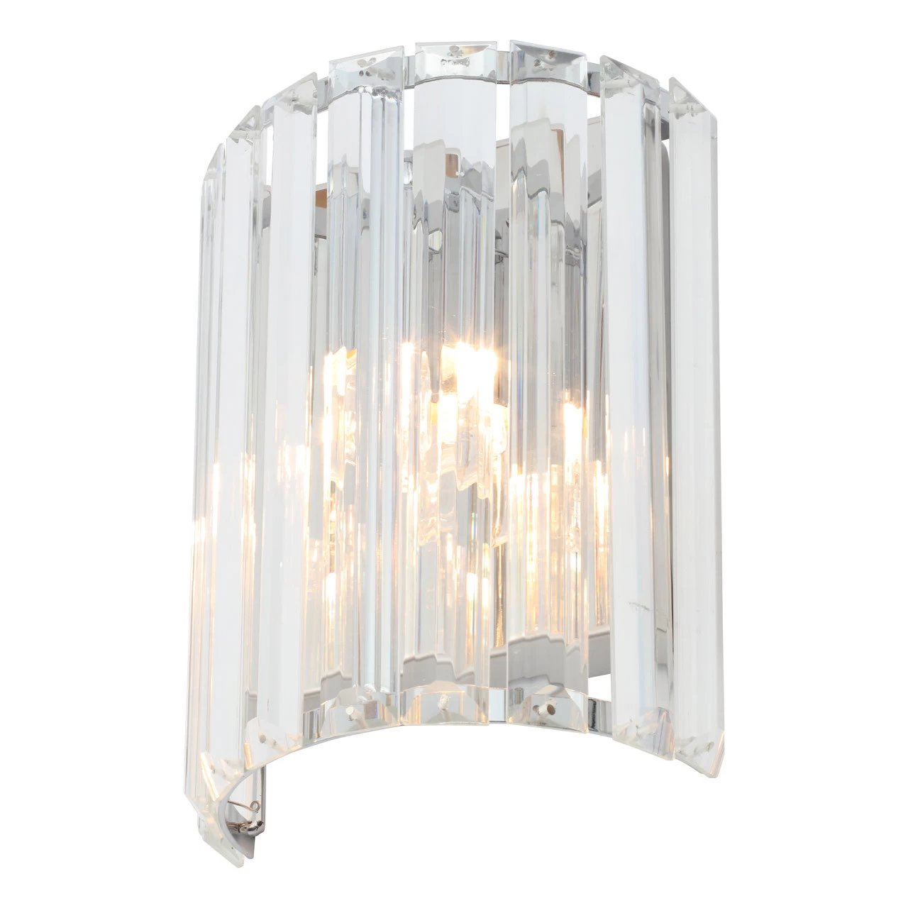 Spa Pegasi Shield Wall Light Crystal Glass And Chrome 4 Spa Pegasi Shield Wall Light Crystal Glass And Chrome - Image 2