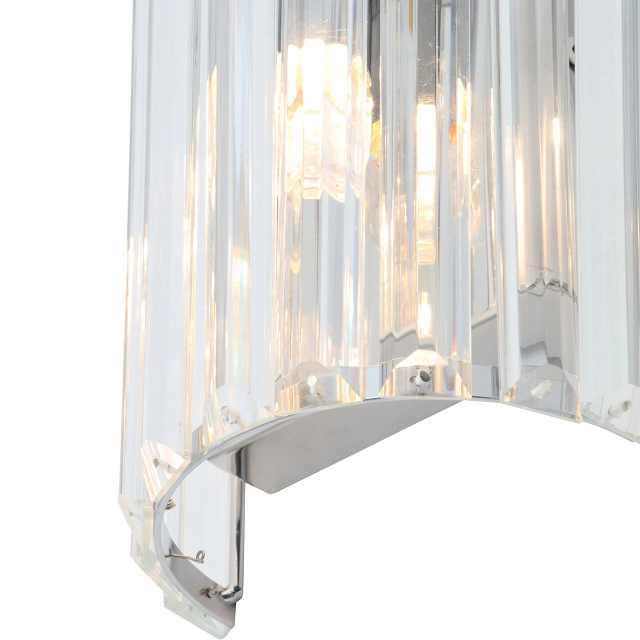 Spa Pegasi Shield Wall Light Crystal Glass And Chrome 5 Spa Pegasi Shield Wall Light Crystal Glass And Chrome - Image 3