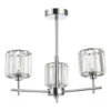 Spa Pegasi 3-Light Flush Chandelier Crystal Glass And Chrome 1 Spa Pegasi 3-Light Flush Chandelier Crystal Glass And Chrome -Home Lighting Store SPA 33974 CHR 1 69632.1656423602