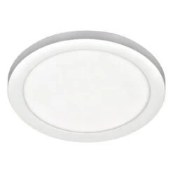 Spa 217mm Tauri LED Flush Ceiling Light 18W Tri-Colour CCT Opal And White