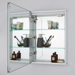 Spa Arte LED Illuminated Bathroom Mirror Cabinet 34W With Shaver Socket And Demist Pad 11 Spa Arte LED Illuminated Bathroom Mirror Cabinet 34W With Shaver Socket And Demist Pad -Home Lighting Store SPA 35707 alt05 17170.1657640834