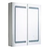 Spa Hym LED Illuminated Bathroom Mirror Cabinet 34W With Shaver Socket And Demist Pad -Home Lighting Store SPA 35708 alt02 63979.1657640813
