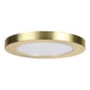 Spa 164mm Tauri LED Flush Ceiling Light Ring Satin Brass -Home Lighting Store SPA 35715 SBRS 56430.1656410394