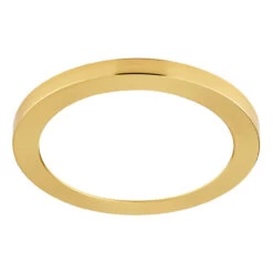 Spa 217mm Tauri LED Flush Ceiling Light Ring Satin Brass