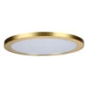 Spa 290mm Tauri LED Flush Ceiling Light Ring Satin Brass -Home Lighting Store SPA 35721 1 04543.1656409830