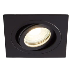 Spa Cali Square Tiltable Downlight Matt Black -Home Lighting Store SPA 35725 alt01 52535.1657201966