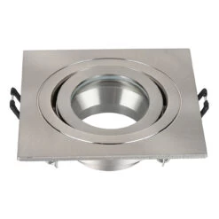 Spa Cali Square Tiltable Downlight Satin Chrome -Home Lighting Store SPA 35726 3 32103.1657202267