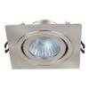 Spa Cali Square Tiltable Downlight Satin Chrome -Home Lighting Store SPA 35726 4 07389.1657202267