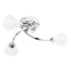 Spa Volos 3-Light Flush Ceiling Light Diamond Cut Glass And Chrome -Home Lighting Store SPA 35782 CHR ALT2 11427.1656428934