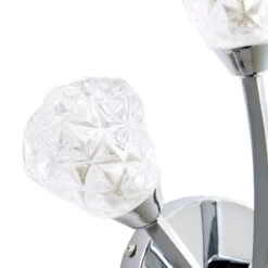 Spa Volos 2-Light Wall Light Diamond Cut Glass And Chrome -Home Lighting Store SPA 35808 CHR ALT3 82065.1656429008