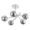 Spa Lindos 5-Light Semi-Flush Ceiling Light Smoke Glass And Chrome -Home Lighting Store SPA 35837 CHR ALT2 2 75921.1656428233