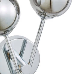 Spa Lindos 2-Light Wall Light Smoke Glass And Chrome -Home Lighting Store SPA 35838 CHR ALT3 61822.1656428052