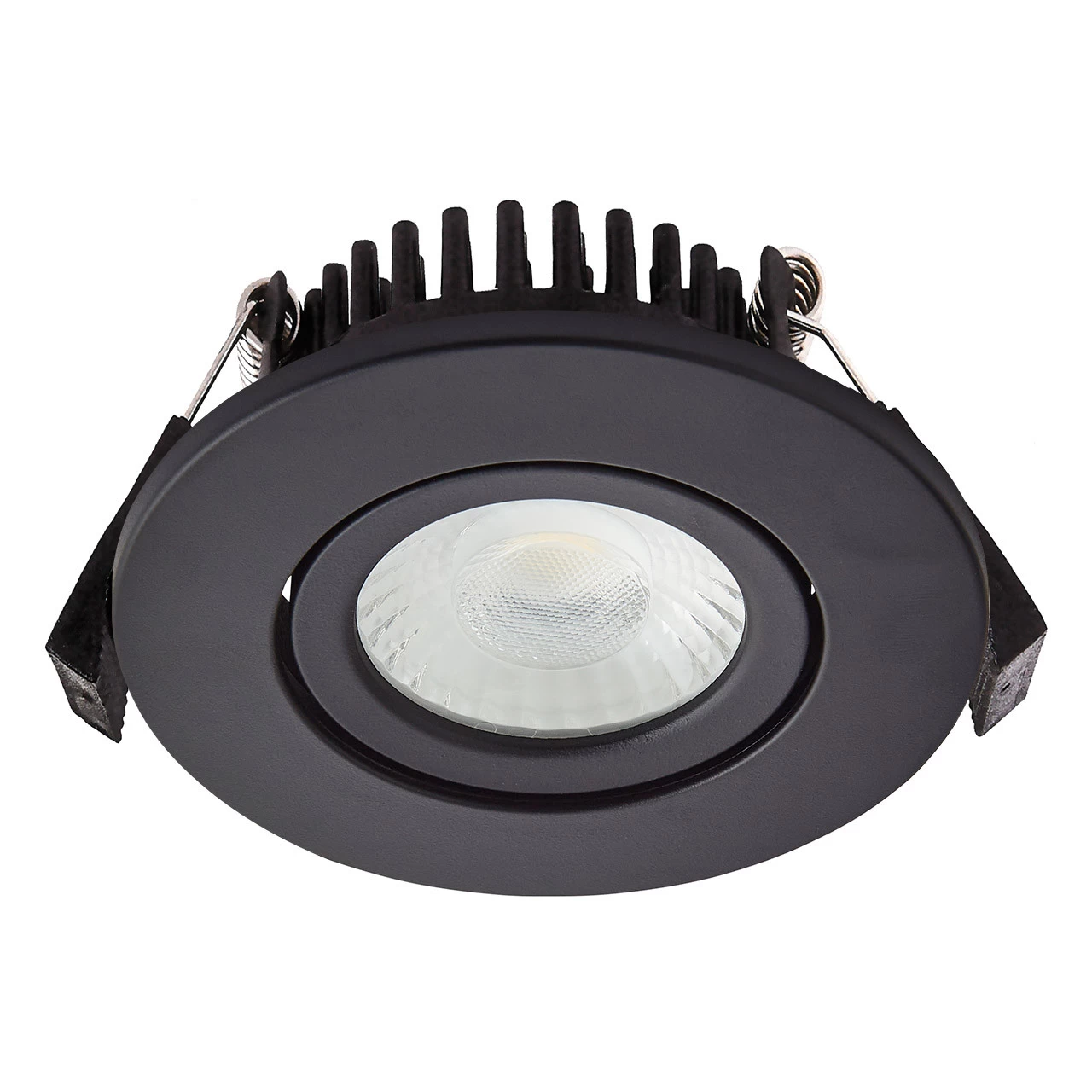 Spa Como LED Tiltable Fire Rated Downlight 5W Dimmable Cool White Satin Black IP65 6 Spa Como LED Tiltable Fire Rated Downlight 5W Dimmable Cool White Satin Black IP65 - Image 4