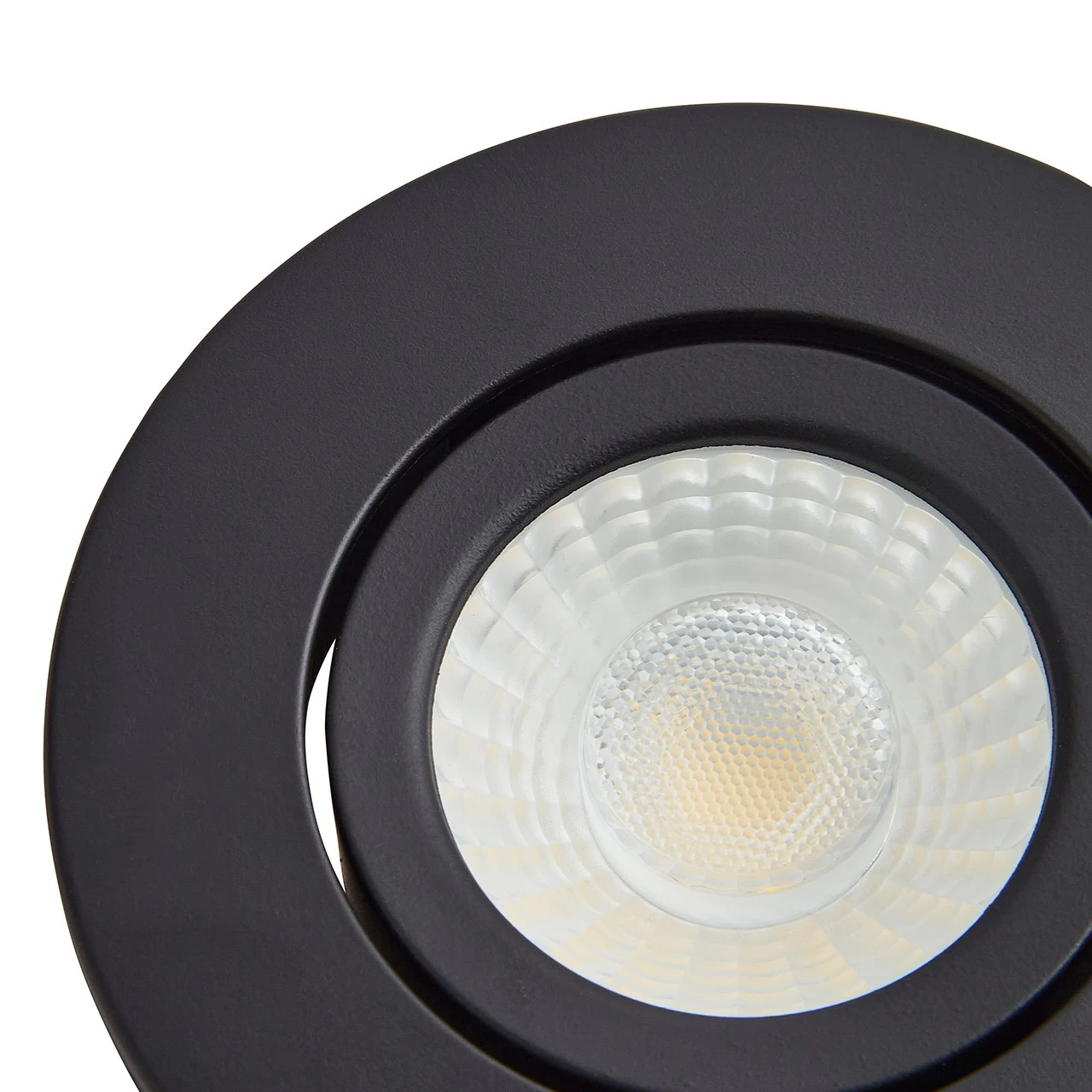 Spa Como LED Tiltable Fire Rated Downlight 5W Dimmable Cool White Satin Black IP65 5 Spa Como LED Tiltable Fire Rated Downlight 5W Dimmable Cool White Satin Black IP65 - Image 3