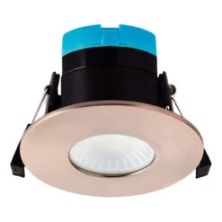Spa Rhom LED Fire Rated Downlight 8W Dimmable IP65 Tri-Colour CCT Antique Copper -Home Lighting Store SPA 38572 ACOP 1 33014.1657195202