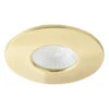 Spa Rhom LED Fire Rated Downlight 8W Dimmable IP65 Tri-Colour CCT Satin Brass -Home Lighting Store SPA 38572 SBRS alt1 94841.1657197499