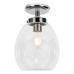 Spa BRYN Tulip Pendant Light Chrome -Home Lighting Store SPA 41223 CHR retouched 64188.1689842078