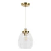 Spa RHYS Tulip Pendant Light Satin Brass -Home Lighting Store SPA 41224 SBRS 1 17249.1689842206
