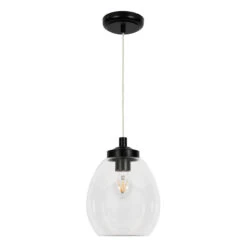 Spa DYLAN Tulip Pendant Light Satin Black