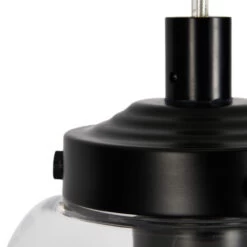 Spa DYLAN Tulip Pendant Light Satin Black -Home Lighting Store SPA 41225 SBLK 2 42538.1689842284