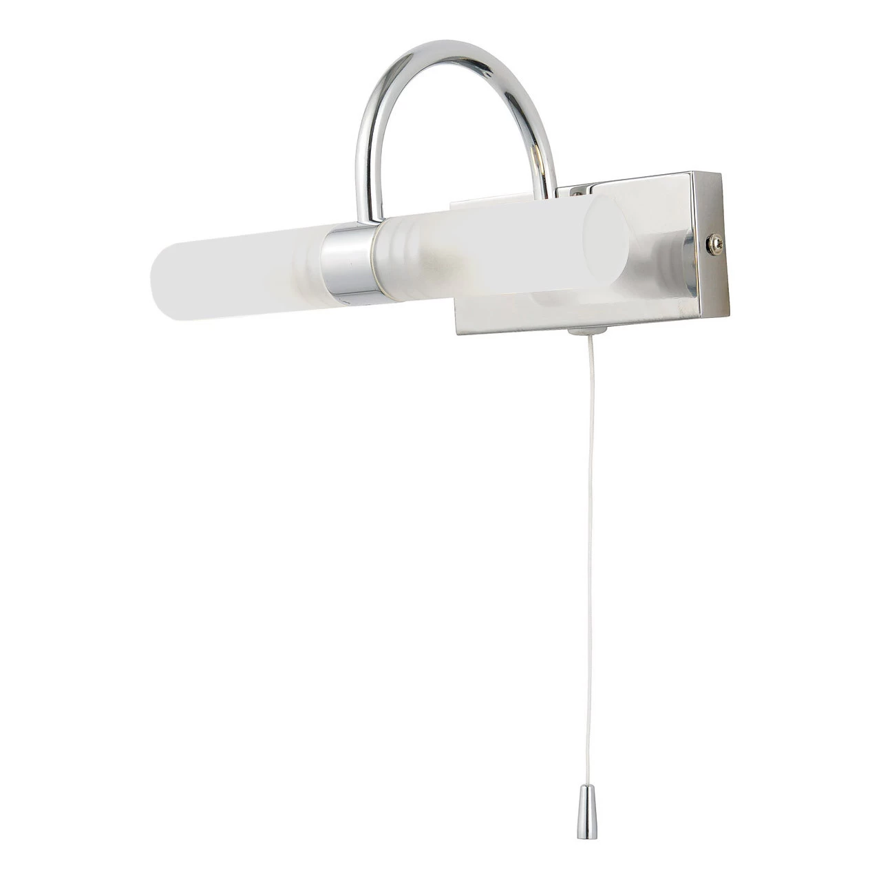 Spa Corvus 2-Light Picture/Mirror Light With Pull Switch Opal Glass And Chrome 3 Spa Corvus 2-Light Picture/Mirror Light With Pull Switch Opal Glass And Chrome
