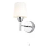 Spa Aquarius Wall Light With Pull Switch Opal Glass And Chrome -Home Lighting Store SPA PR 17146 12181.1657641381
