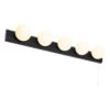 Spa Ara Hollywood Vanity Light Bar With Pull Switch Matt Black -Home Lighting Store SPA PR13145 MBLK 28631.1657641143