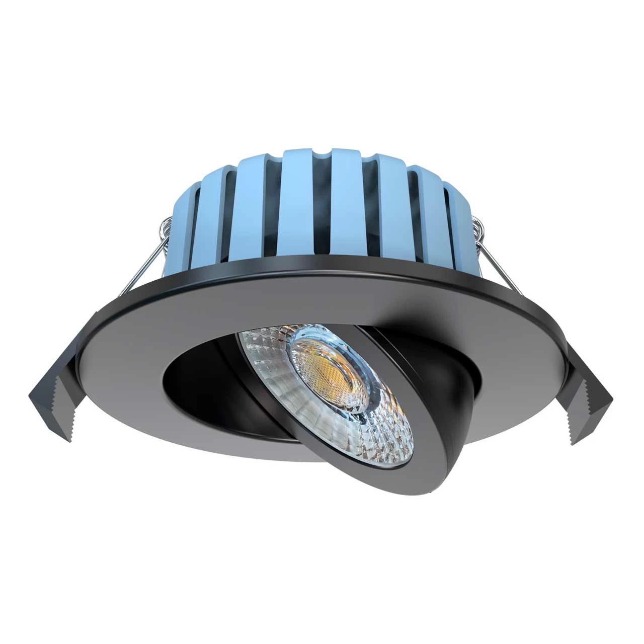 Spa EDEN LED Tiltable Fire Rated Downlight 7W Dimmable Tri-Colour CCT 60° Black 3 Spa EDEN LED Tiltable Fire Rated Downlight 7W Dimmable Tri-Colour CCT 60° Black