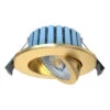 Spa EDEN LED Tiltable Fire Rated Downlight 7W Dimmable Tri-Colour CCT 60° Satin Brass -Home Lighting Store SPA 41111 SBRS 18303.1675440057