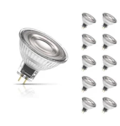 Ledvance LED MR16 Bulbs 5W GU5.3 12V Performance Class (10 Pack) Warm White