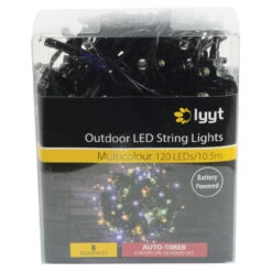 Lyyt 9.5m LED Battery Operated String Light Multi-Coloured -Home Lighting Store Simply Lyyt LED Battery Operated String Light Multicoloured Image 3 54868.1634246268