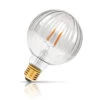 Prolite Globe LED Light Bulb Dimmable Ribbed E27 4W Extra Warm White Clear 1 Prolite Globe LED Light Bulb Dimmable Ribbed E27 4W Extra Warm White Clear -Home Lighting Store Simply Clear Pumpkin 44840.1643733005