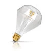 Prolite Diamond LED Light Bulb Dimmable E27 4W Extra Warm White Clear