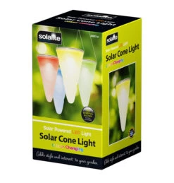 Solalite LED Solar Cone Light Colour Changing -Home Lighting Store Solalite LED Solar Cone Light 4 49223.1617986122