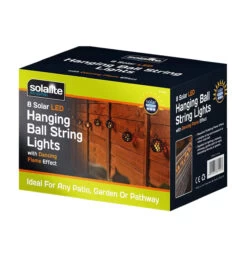 Solalite LED Solar Dancing Flame Rattan Ball String Light -Home Lighting Store Solalite LED Solar Dancing Flame Rattan Ball String Light 36144sl 5 45642.1617985164