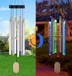 Solalite LED Solar Wind Chime -Home Lighting Store Solalite LED Solar Wind Chime 36146sl 4 55012.1656431645